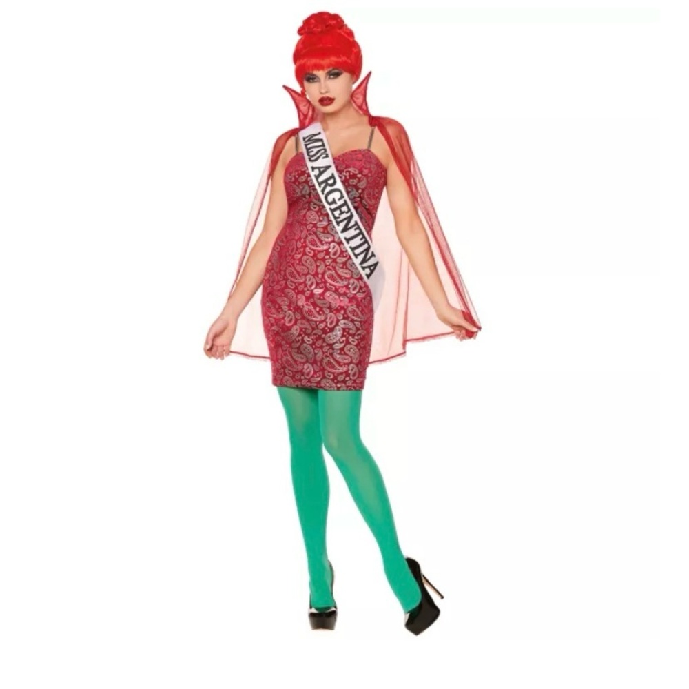BEETLEJUICE MISS ARGENTINA HALLOWEEN COSTUME-NWT